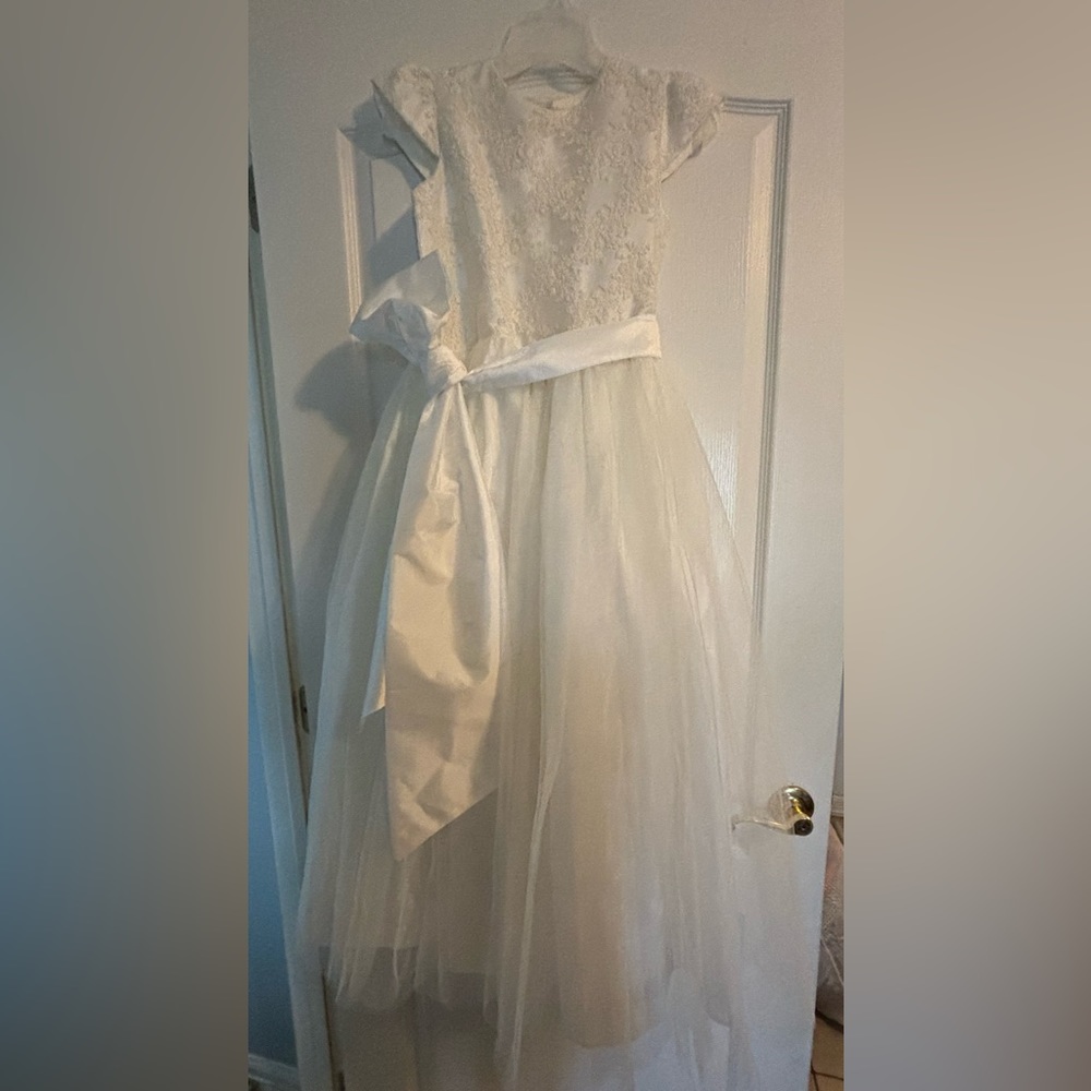 Cream communion dress